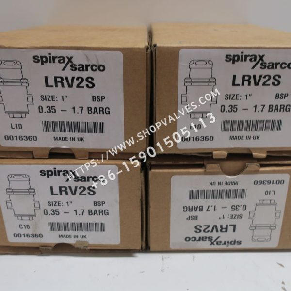 Spirax Sarco Spirax Sarco 1" LRV2S BSP Gunmetal Pressure Reducing Valve Packaging