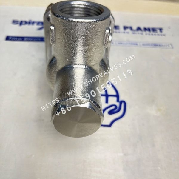 Spirax Sarco SRV2S Válvula reductora de presión de acero inoxidable gris roscada DN25 - inferior