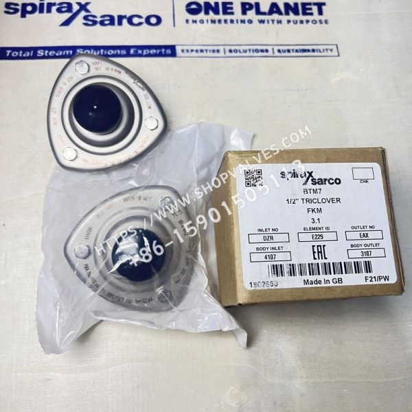 斯派莎克 Spirax Sarco BTM7 1/2" TRI-CLAMP不锈钢洁净型卫生级热静力蒸汽疏水阀 完整包装