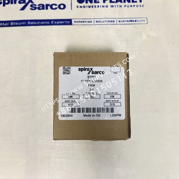 斯派莎克 Spirax Sarco BTM7 1" TRI-CLAMP不锈钢洁净型卫生级热静力蒸汽疏水阀 包装盒