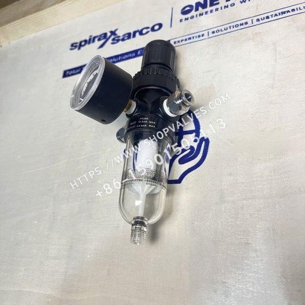 斯派莎克 Spirax Sarco FR20A 自动排水型高效压缩空气过滤调节器 左侧