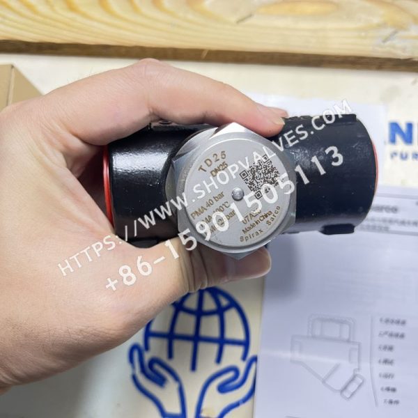 Spirax Sarco 1" TD25 Trampa termodinámica Rosca Placa de características