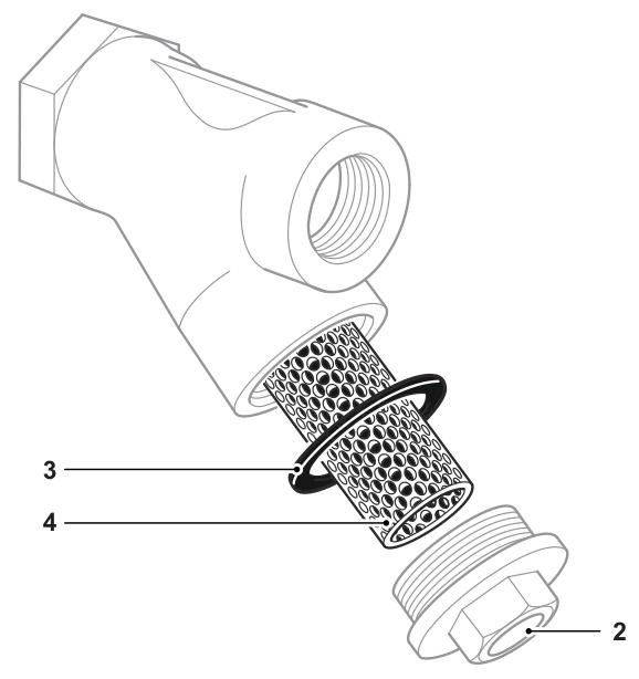 Spirax Sarco Fig12 Filtro de latón - Dibujo de construcción